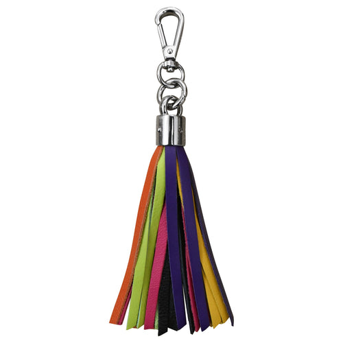 6 INCH LEATHER TASSEL KEYCHAIN