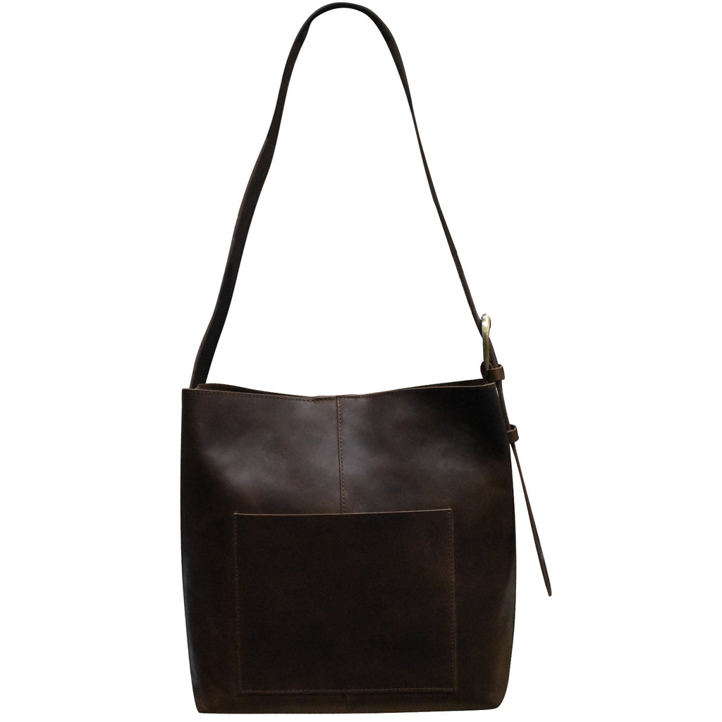 UNLINED OPEN TOP HOBO