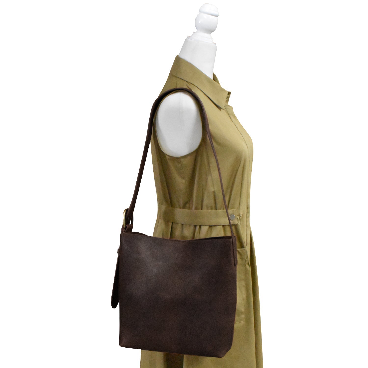 UNLINED OPEN TOP HOBO