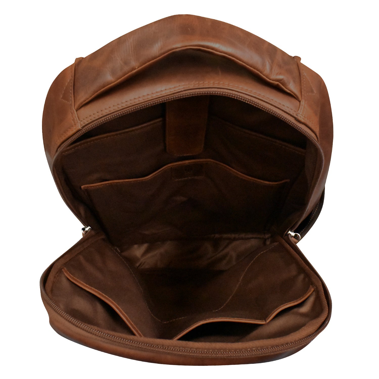 Leather Laptop Backpack