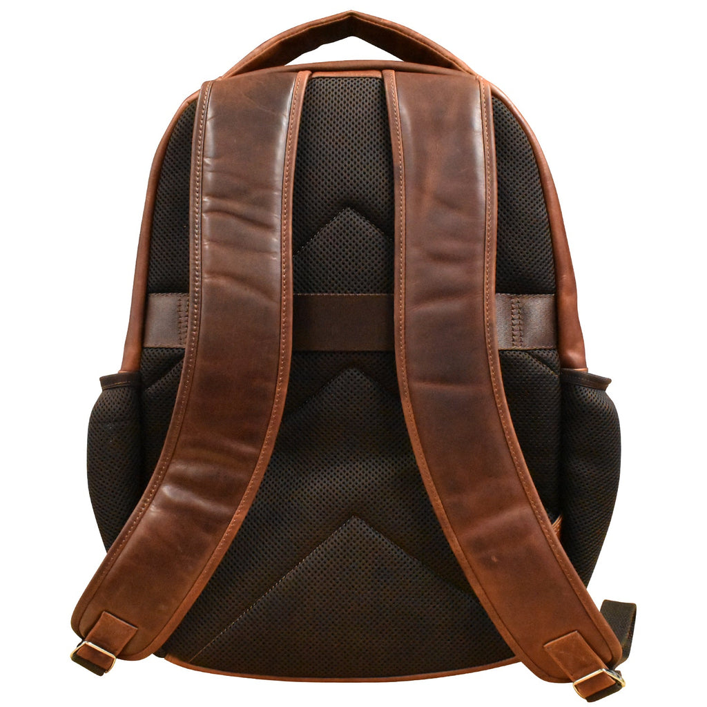 Leather Laptop Backpack