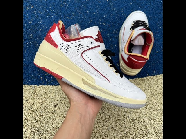 Jordan 2 Retro Low SP Off-White White Red