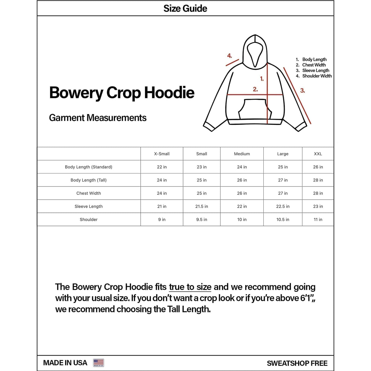 The Bowery Crop Hoodie