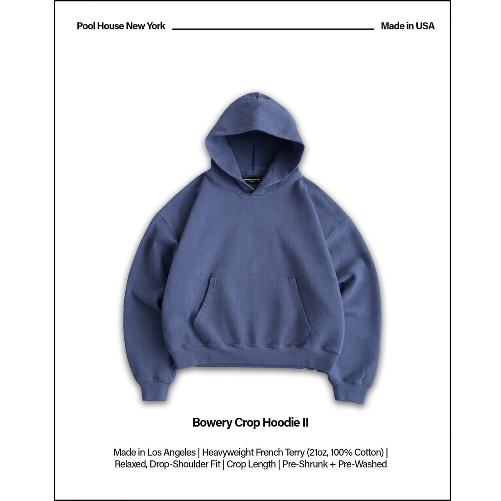 Bowery Crop Hoodie II | Relaxed. Drop-Shoulder