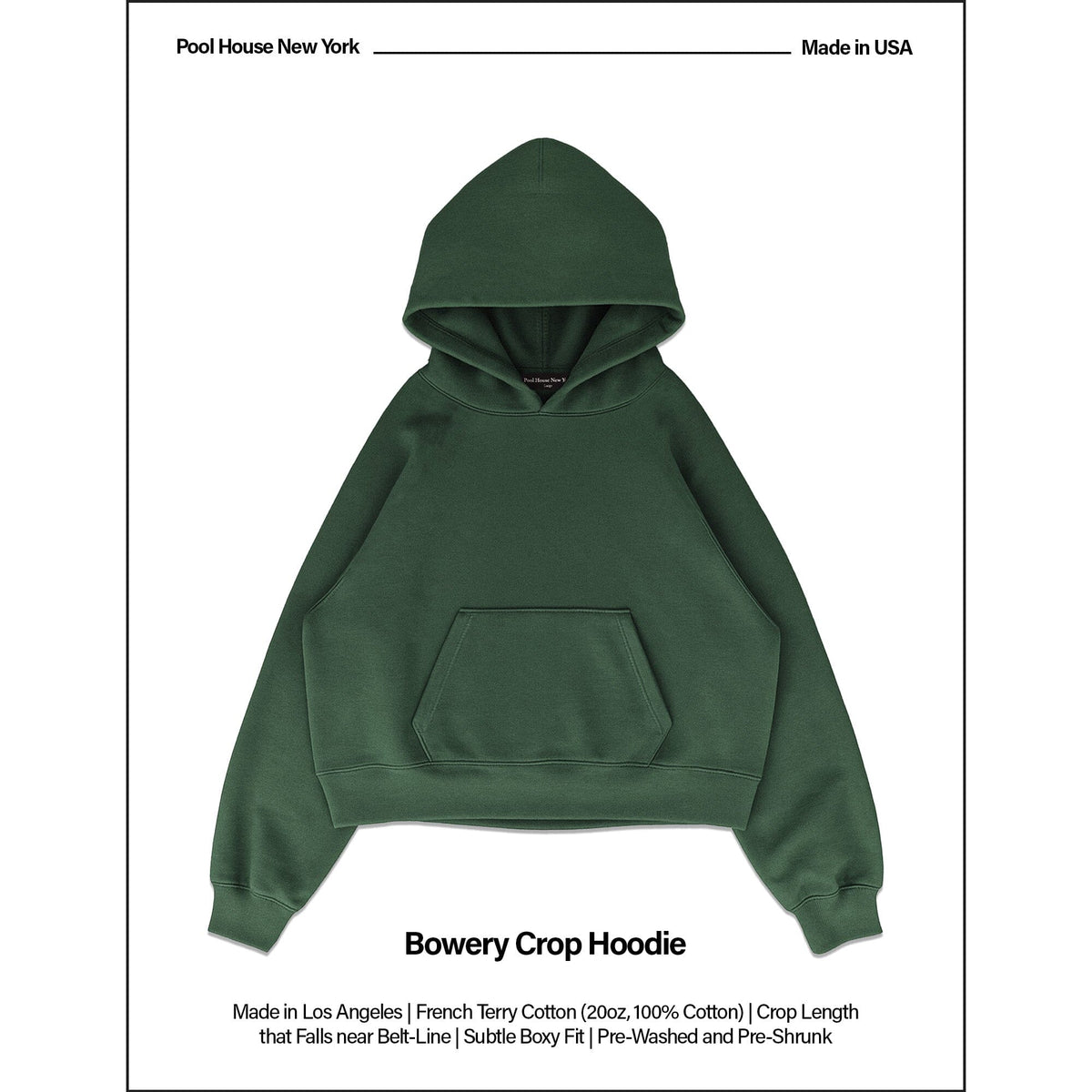 The Bowery Crop Hoodie