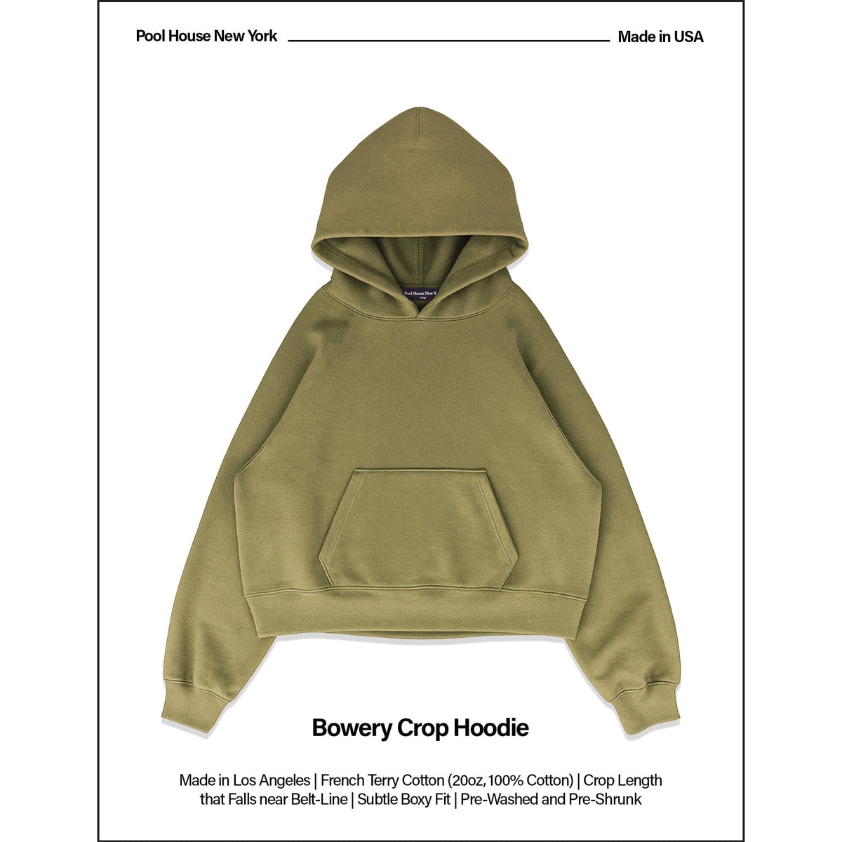 The Bowery Crop Hoodie