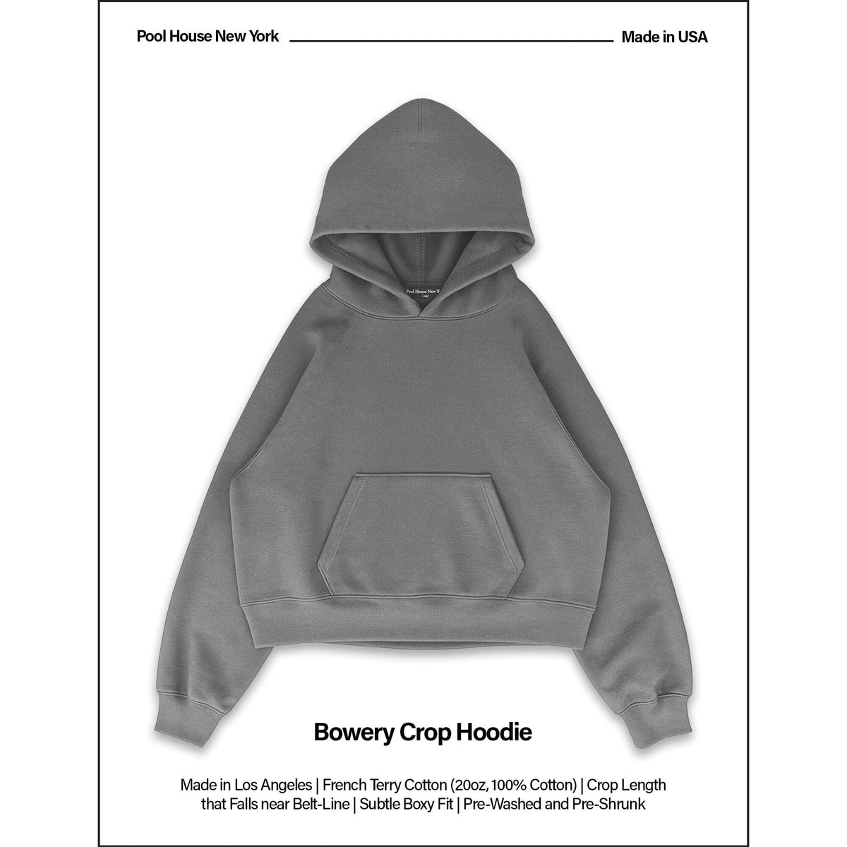 The Bowery Crop Hoodie