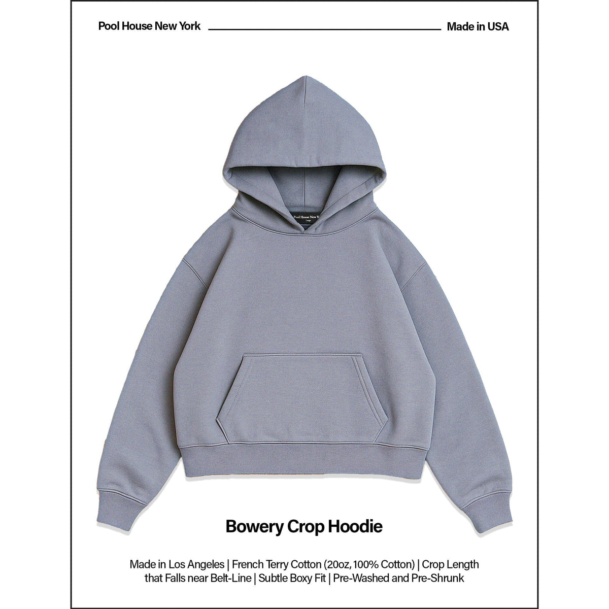 The Bowery Crop Hoodie