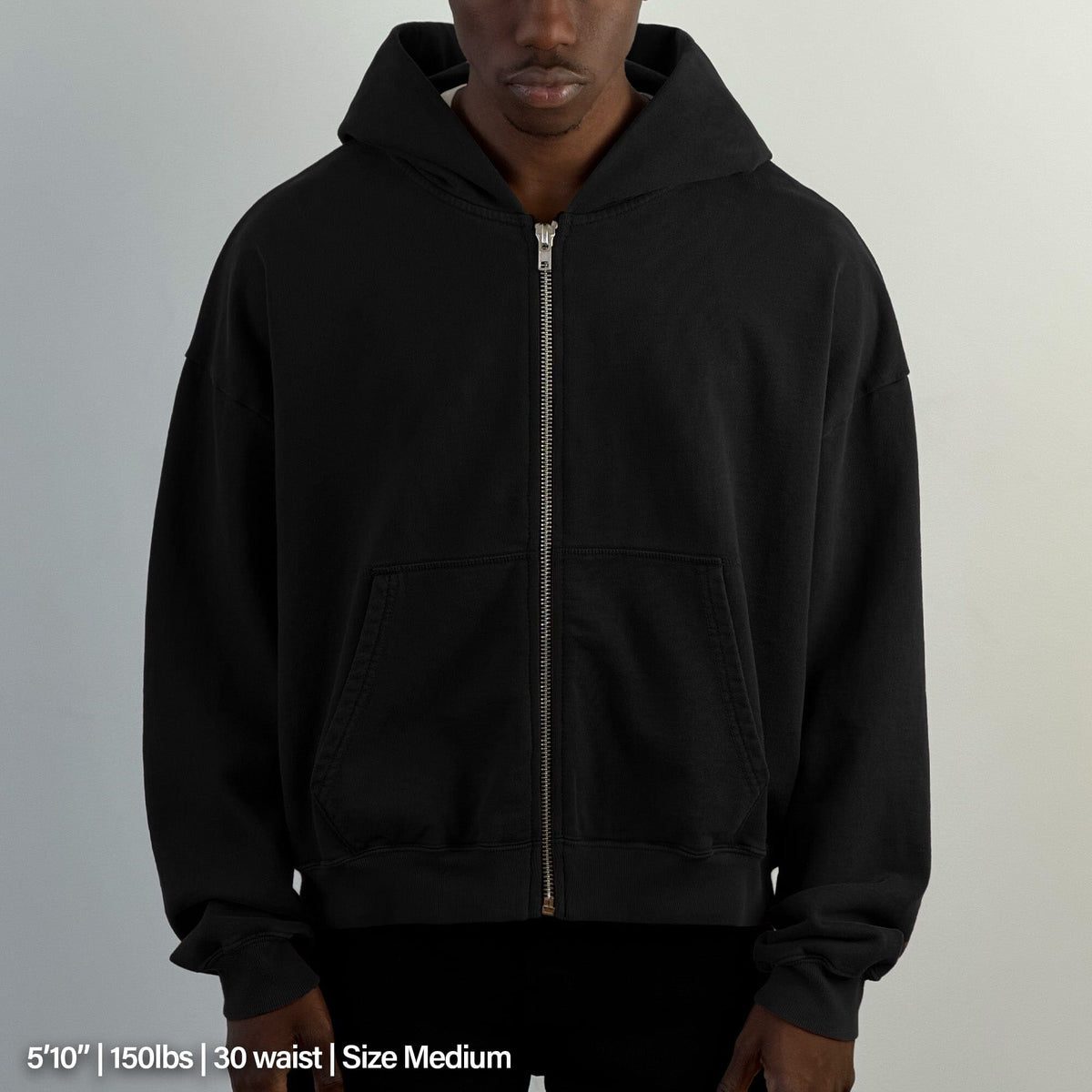 Mercer Crop Zip III | Relaxed. Drop-Shoulder