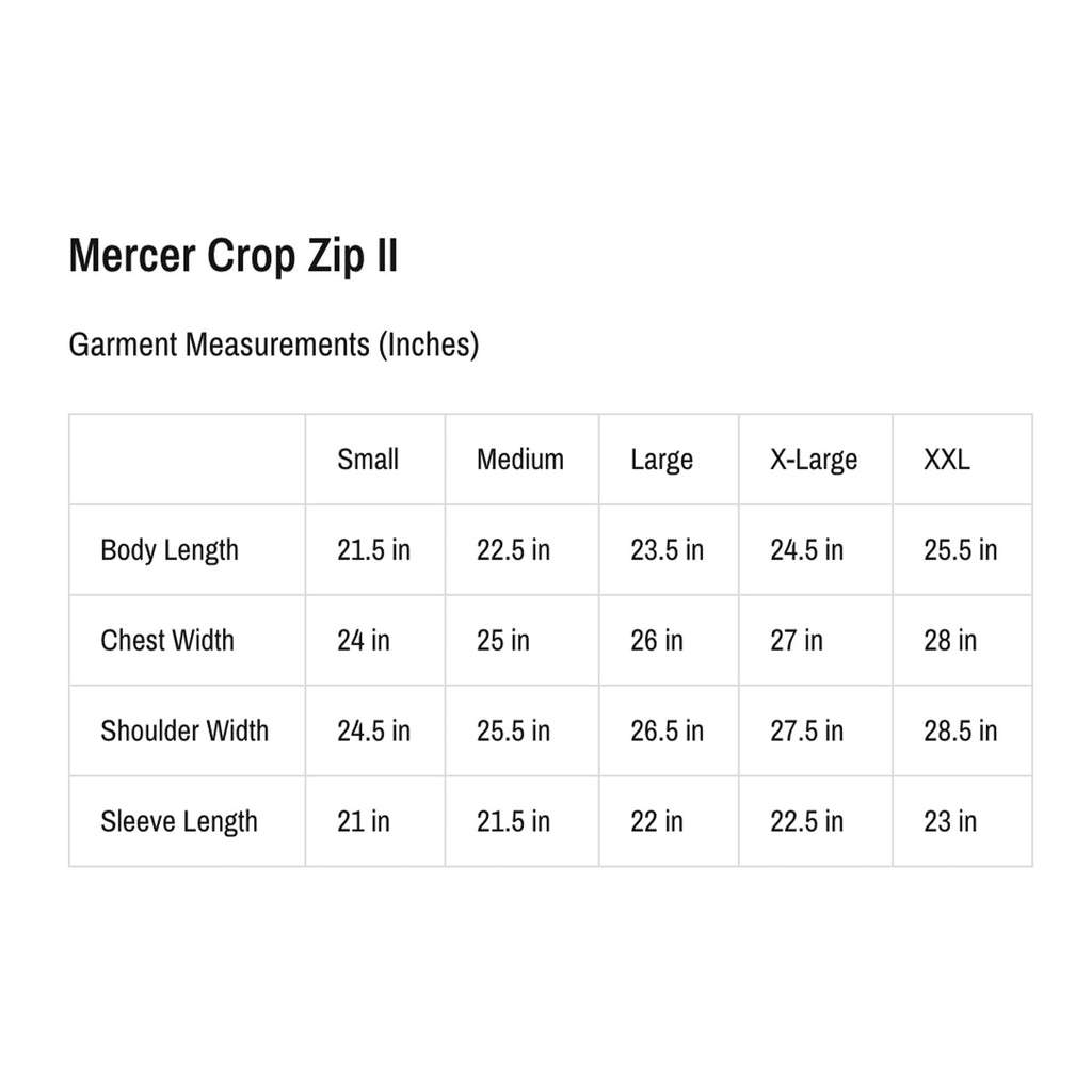 The Mercer Crop Zip II