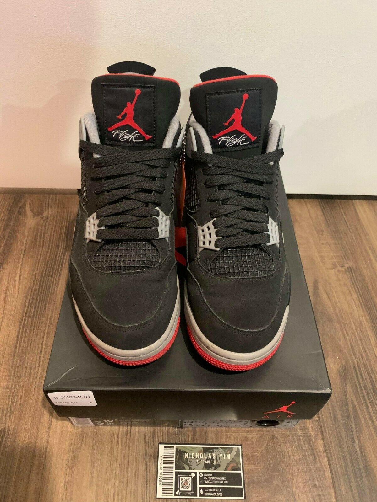 Air Jordan 4 Retro Bred 2019 Release Mens - 308497-060